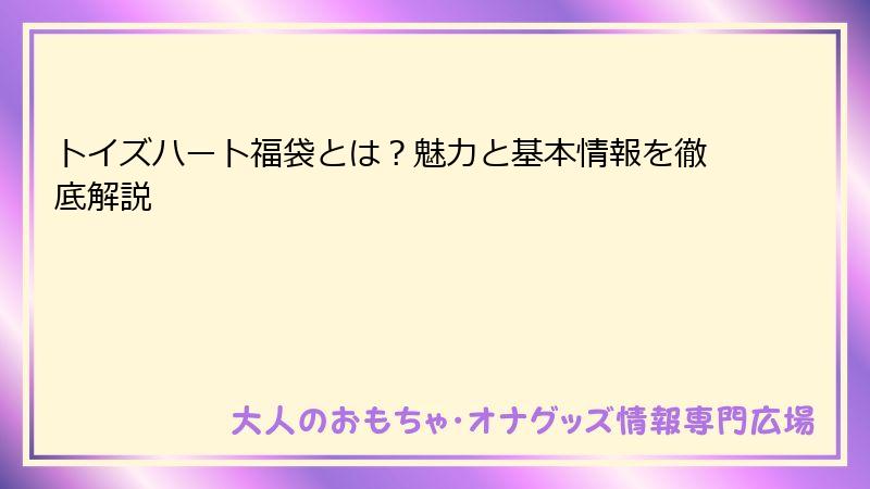 トイズハート福袋とは？魅力と基本情報を徹底解説